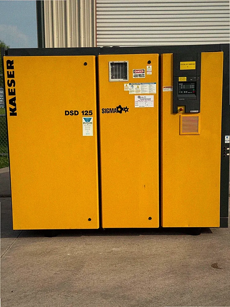 2008 Kaeser 125HP INDUSTRIAL ROTARY SCREW AIR COMPRESSOR