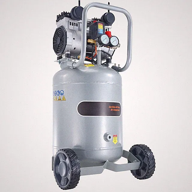 Oil-Free 13Gal Air Compressor, 2HP, 125PSI Max, 4.6 SCFM@90PSI, 66dB